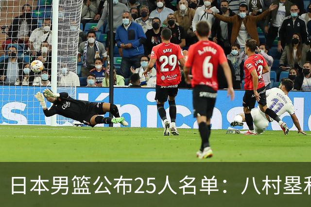 日本男篮公布25人名单：八村塁和渡边雄太领衔